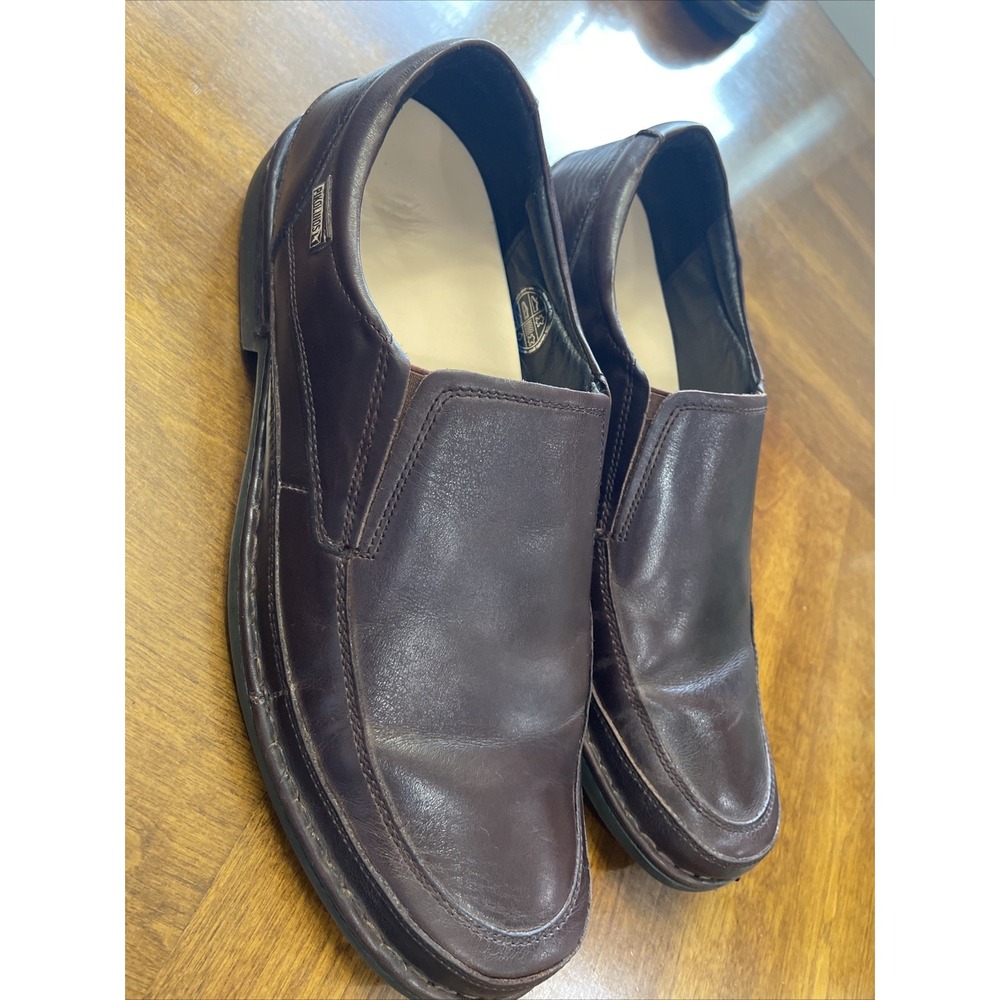 Pikolinos Oviedo Brown Leather‎ Slip On Loafers Replaced Insoles